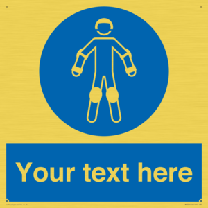 Custom protective roller sport equipment must be worn